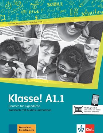 Klasse! A1.1.  Kursbuch mit Audios und Videos online (Sieber Tanja)(Paperback)(niemiecki)