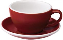 Loveramics Filiżanka Ze Spodkiem Café Latte Egg Red 300 Ml