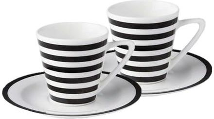 Dutch Rose Filiżanki Porcelanowa Ze Spodkiem 90 Ml Paski Opinie I Atrakcyjne Ceny Na Ceneo Pl