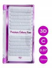 Wonder lashes rzęsy premium volume fans metoda objętościowa 3d c 0.07 13mm
