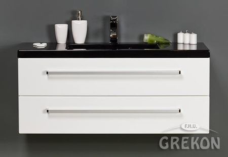 Szafka z umywalką ceramiczną 100/39/2/C Clever seria Fokus B