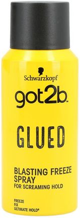 Schwarzkopf Got2B Glued Blasting Freeze Spray Lakier Ekstremalnie Utrwalający Włosy 100ml