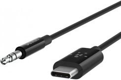 Zdjęcie Belkin USB-C - miniJack 0,9m czarny (F7U079BT03BLK) - Rumia