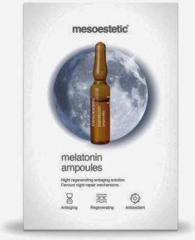Ampułka Melatonin na noc regenerujące i liftingujące Mesoestetic 1 x 2 ml