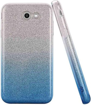 Verna Reverse Glitter Do Moto G5S+ Srebrno Niebieski