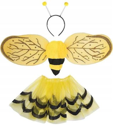 Zestaw żółty Pszczółka pszczoła Skrzydła opaska
