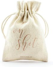 Zdjęcie Partydeco Woreczki Bawełniane Oh Shit Różowe Złoto 10X15Cm 10Szt - Limanowa