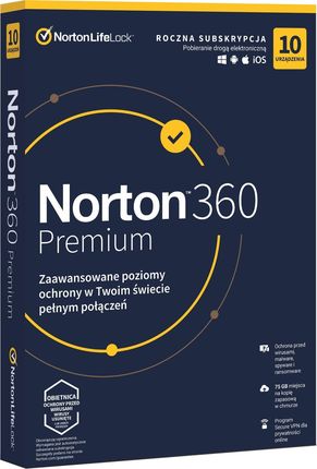 Norton 360 Deluxe BOX PL 10 Device 1 Rok (21394535)