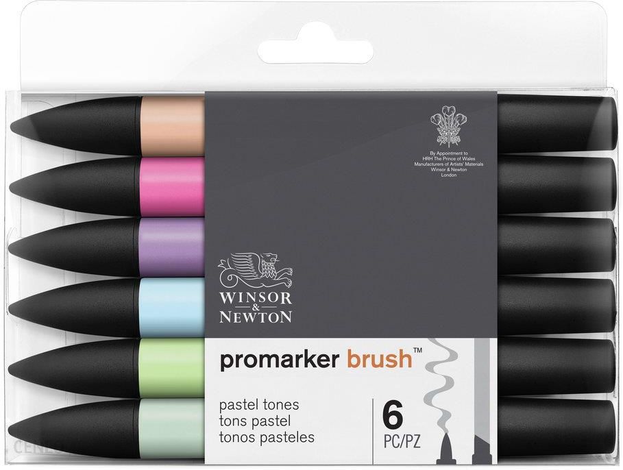  Winsor & Newton Zestaw Markerów Promarker Brush 6 Kolorów