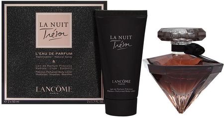 Lancome Tresor La Nuit L'Eau De Parfum Travel Exclusive Woda Perfumowana Spray 50Ml + Balsam Do Ciała 50Ml