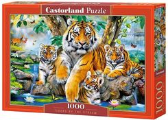 Zdjęcie Castorland Puzzle Tigers By The Stream 1000El. - Pobiedziska