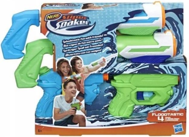 NERF Super Soaker Wasserpistole FLOODFIRE Water Blaster (Gebraucht) in