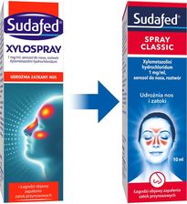 Zdjęcie Sudafed Spray Classic 1 mg/ml aerozol do nosa (Sudafed Xylospray) - Koszalin