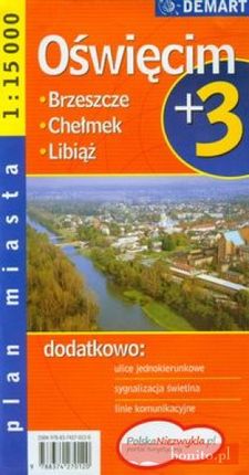 Plan Miasta Oświęcim 1:15 000 DEMART