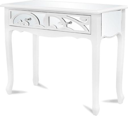 Pigmejka, Konsola stylizowana, biała, 79x100,5x40 cm