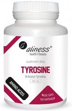 Zdjęcie Aliness N Acetyl Tyrosine 500Mg 100Kaps - Mikstat