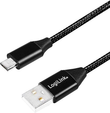 LogiLink micro USB 0,3m czarny (CU0143)