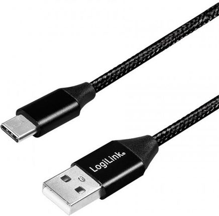 LogiLink USB-C 0,3m czarny (CU0139)