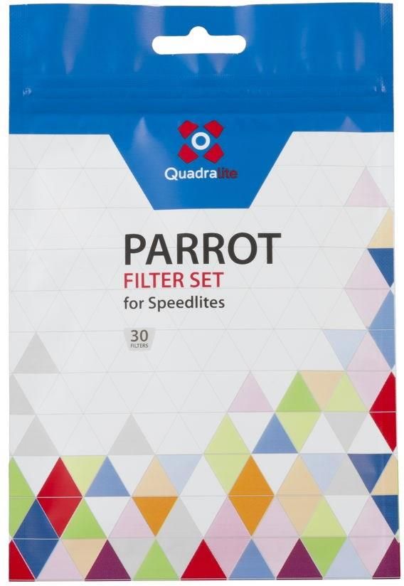 Quadralite Parrot - zestaw filtrów do lamp reporterskich - zdjęcie 1 Quadralite Parrot - zestaw filtrów do lamp reporterskich