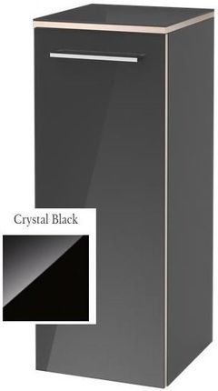 Villeroy&Boch Avento szafka boczna 89 cm drzwi prawe Crystal Black czarny połysk A89501B3