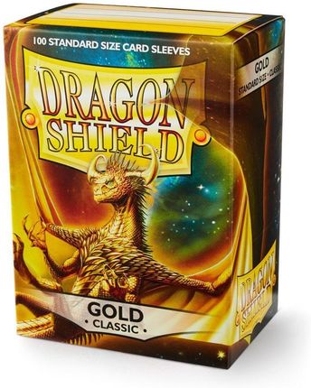 Arcane Tinmen Dragon Shield Standard Sleeves - Gold (100 Sleeves)