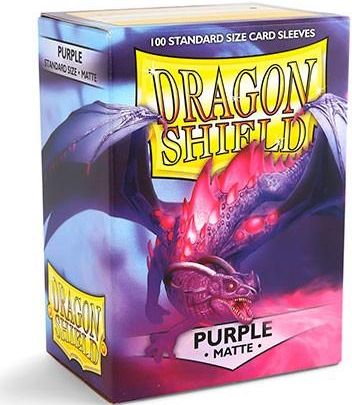 Arcane Tinmen Dragon Shield Standard Sleeves - Matte Purple (100 Sleeves)