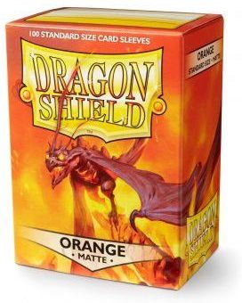 Arcane Tinmen Dragon Shield Standard Sleeves - Matte Orange (100 Sleeves)