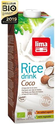 Lima Napój Ryżowo O Smaku Kokosowym Bezglutenowy Bio 1L