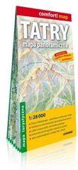 Tatry Mapa panoramiczna; laminowana mapa turystyczna 1:28 000