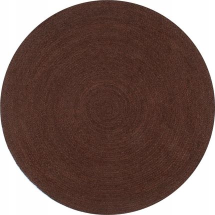 Ręcznie wykonany dywanik z juty, okrągły, 90 cm, b