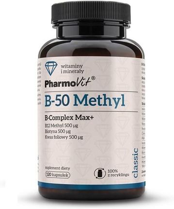 Pharmovit B 50 Methyl B Complex Max+ 120 Caps