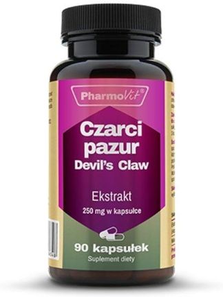 Pharmovit Czarci Pazur Devil`S Claw Ekstrakt 4:1 250 Mg 90 Caps