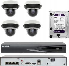 polecamy Zestawy do monitoringu Monitoring Domu 4 Kamery Ip DS-2DE2A204IW-DE3 PoE
