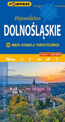Województwo Dolnośląskie. Mapa Atrakcji Turystycznych 1:200 000