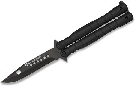 Martinez Albainox Nóż Składany Motylek K25 02131 Balisong Black (01Ru02131) T