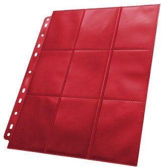 Ultimate Guard 18-Pocket Pages Side-Loading Red 1Szt.