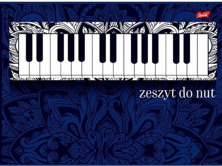 St. Majewski Duży Zeszyt Do Nut Pianino A4 16 Kartkowy