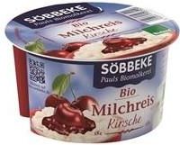 Sobbeke Deser Ryżowy Wiśniowy Bio 150G - Jogurty kefiry i desery mleczne