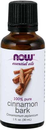 Now Foods Cinnamon Bark Essential Oil 100% Olejek Eteryczny Cynamonowy 30Ml