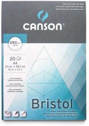 Canson Blok Bristol A4 250G 20 Ark