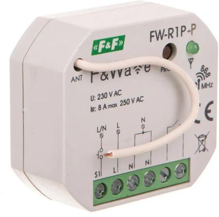 F&F Radiowy pojedyńczy przekaźnik bistabilny FW-R1P-P
