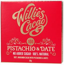 Zdjęcie Willie'S Cacao Pistacje I Daktyle Orange And Almond 50G - Płoty
