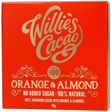 Zdjęcie Willie'S Cacao Pomarańcza I Migdały Orange And Almond 50G - Sianów