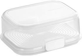 Beurrier Freshzone Tescoma 14x12 Cm - Technologie NonCARE Antibactérien - Idéal Réfrigérateur Antidérapant