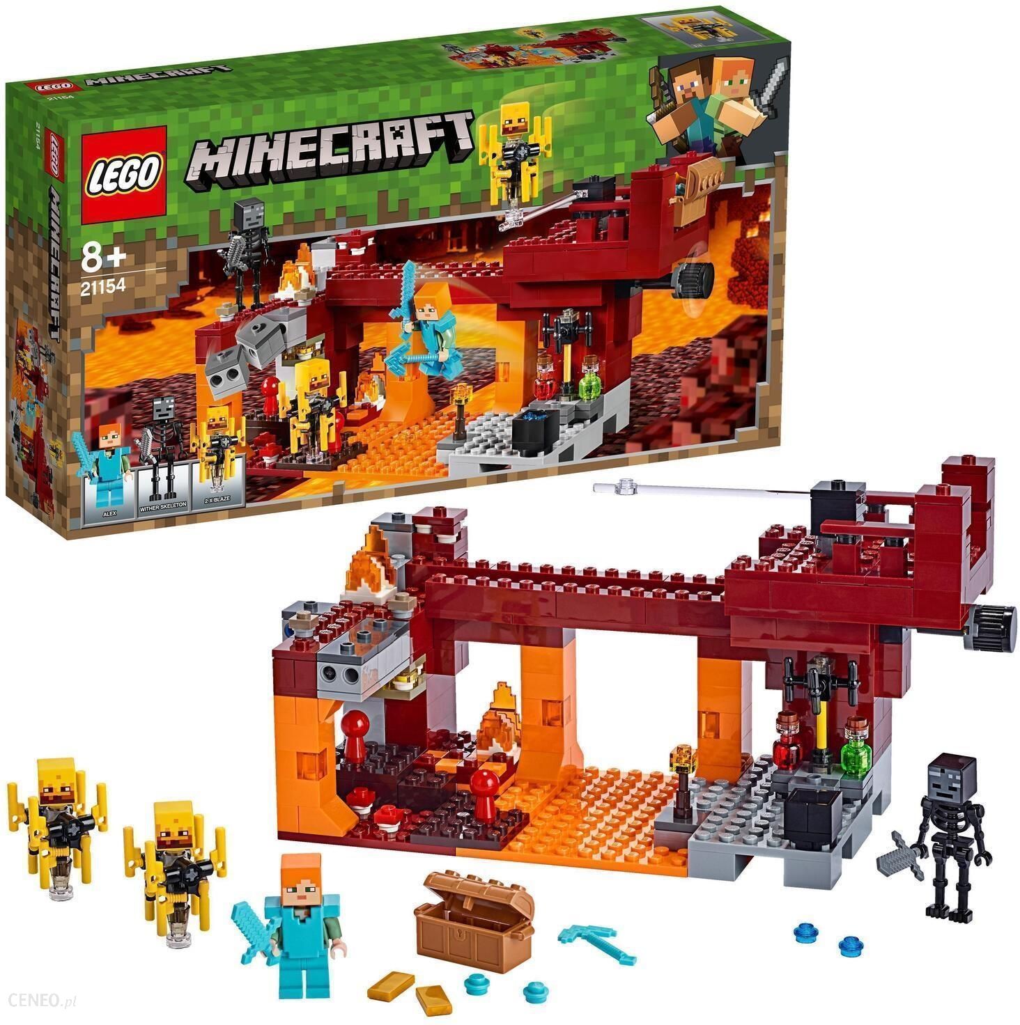 Lego 21154 Minecraft Most Plomykow Ceny I Opinie Ceneo Pl