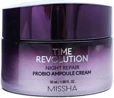 Krem Missha Time Revolution Night Repair Probio Ampoule Cream Nawilżający na noc 50ml