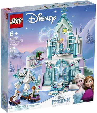 LEGO Disney Frozen 43172 Magiczny lodowy zamek Elsy
