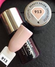 Semilac lakier hybrydowy Salon Beauty Nr 913 Sand Beige - zdjęcie 1