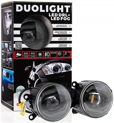 Światła do jazdy dziennej z światłami halogenowymi EinParts Duolight LED (dzienne 6000K, halogeny 4300K): Renault Koleos FL 2013-