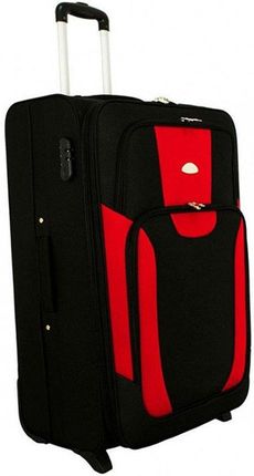 Mała kabinowa walizka PELLUCCI 1003 S Czarno Czerwona - czarny || czerwony